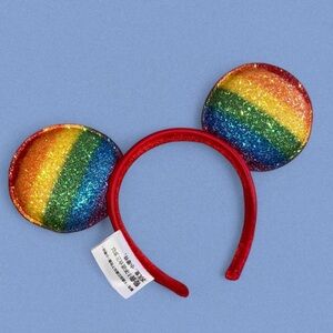 Disneyland Mickey Mouse Pride Glitter Ears